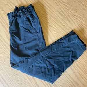 Black Elastic Waist Pants